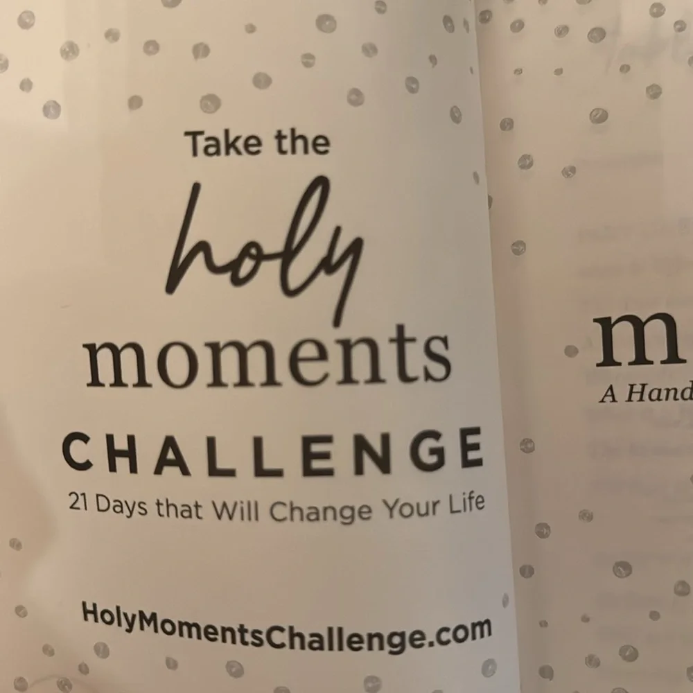 Paperback Handbook “Holy Moments” by Matthew Kelly - Gold Dotted Cover